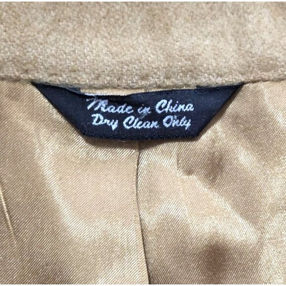 Bill Blass Vintage 100% Camel Hair Tan Two Button Office Blazer Jacket Men's 48R - Picture 8 of 9